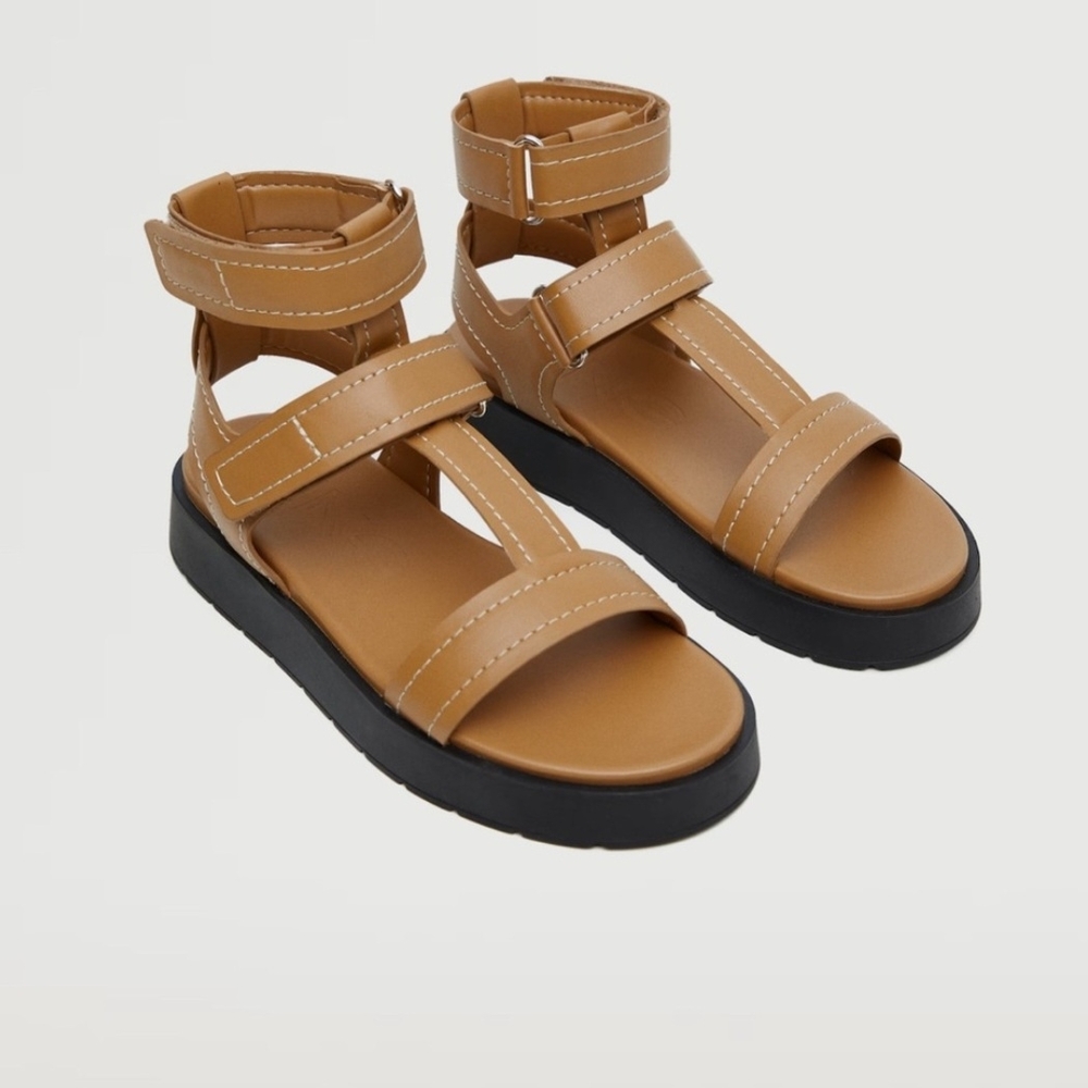NWT Mango Platform Sandals